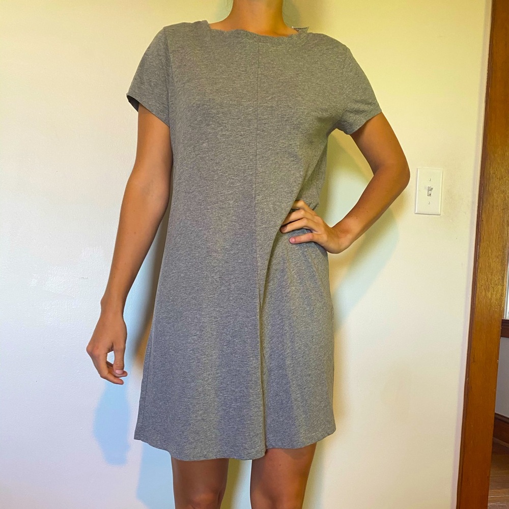 Brand New, Tags On: Grey T-Shirt Dress
